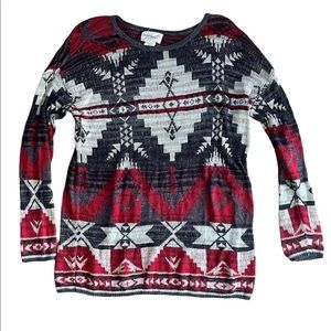 Denim & Supply Ralph Lauren Southwestern Aztec Sweater - Medium
